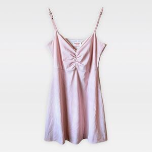 Showpo Barbie Pink Sleeveless Ribbed Stretch Y2K Lined Mini Dress Size US 2